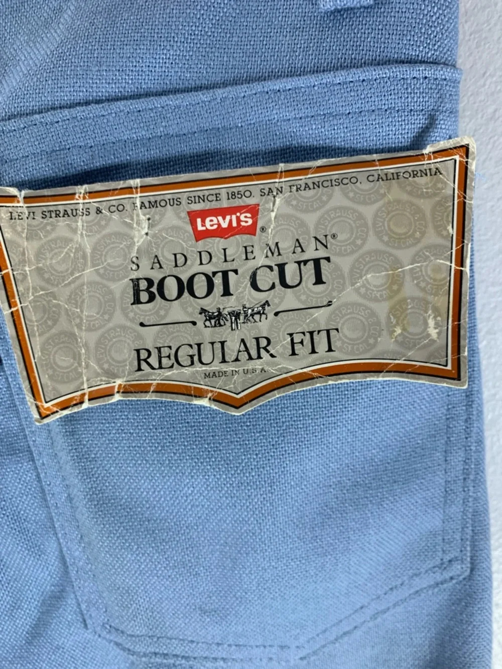 Vintage 80s levis 517 saddleman boit cut regular fit USA - Picture 4 of 12